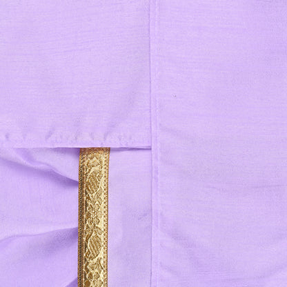 Boys Traditional Art Silk Kurta and Dhoti Set – Gold Detailing