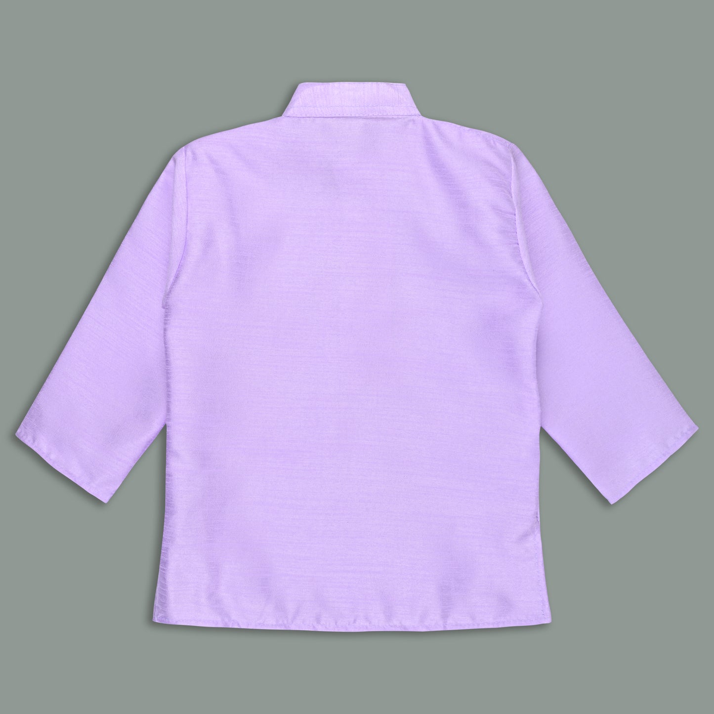 Boys Traditional Art Silk Kurta and Dhoti Set – Gold Detailing