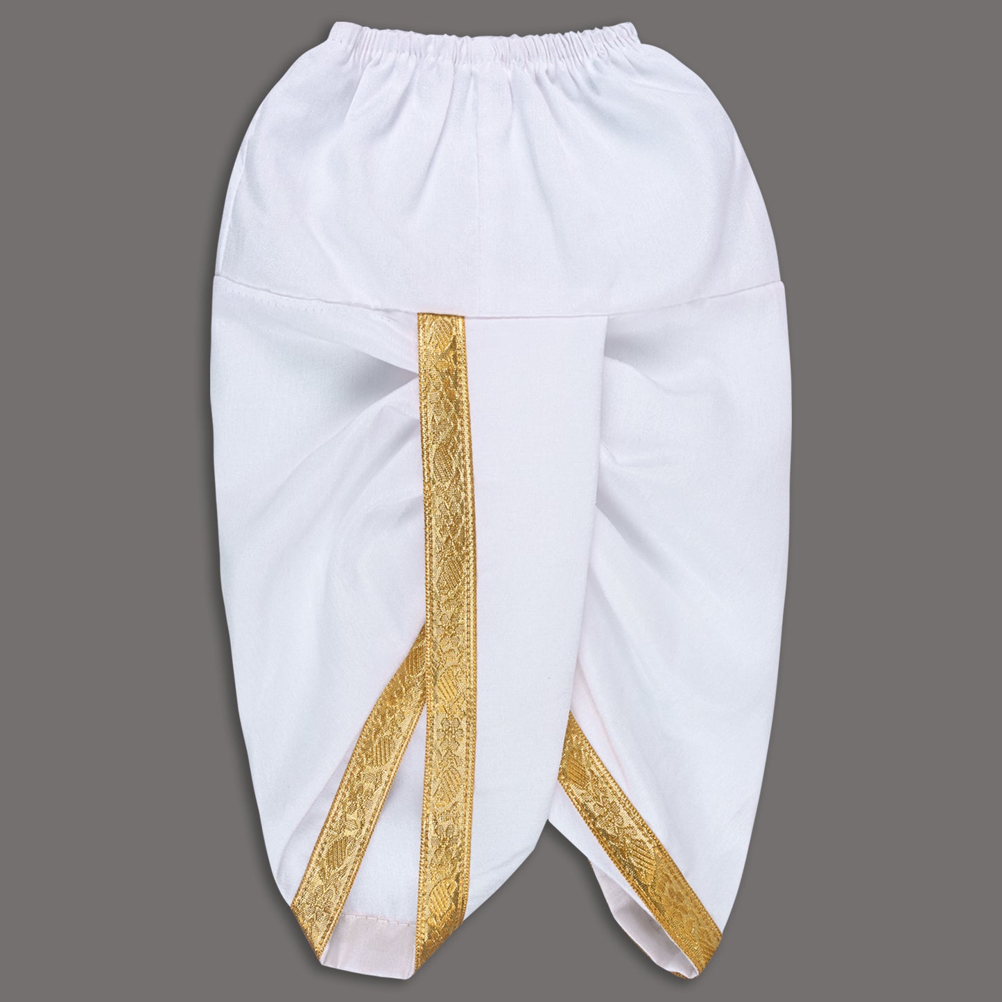 Boys Traditional Printed Art Silk Kurta and Dhoti Set