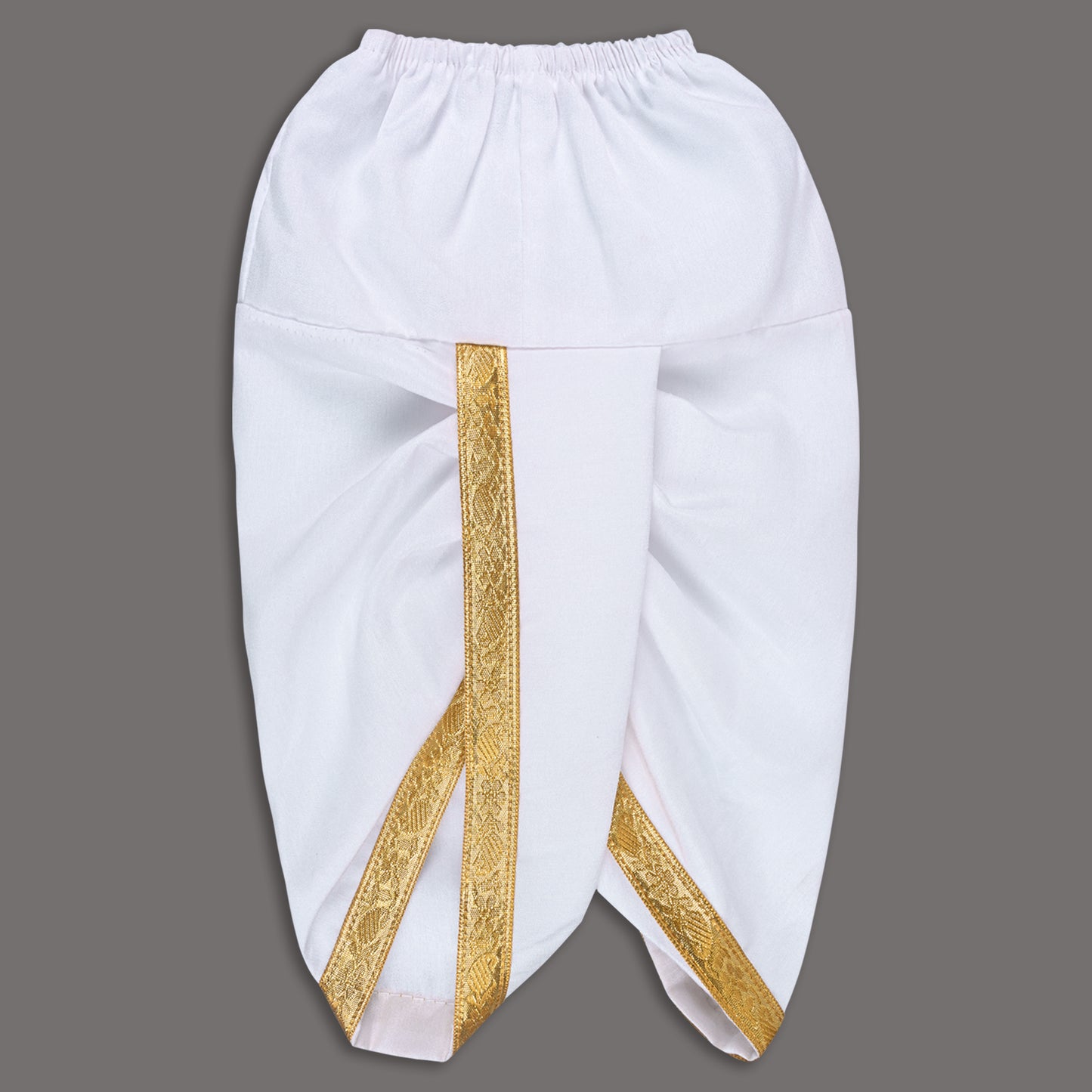 Boys Traditional Printed Art Silk Kurta and Dhoti Set