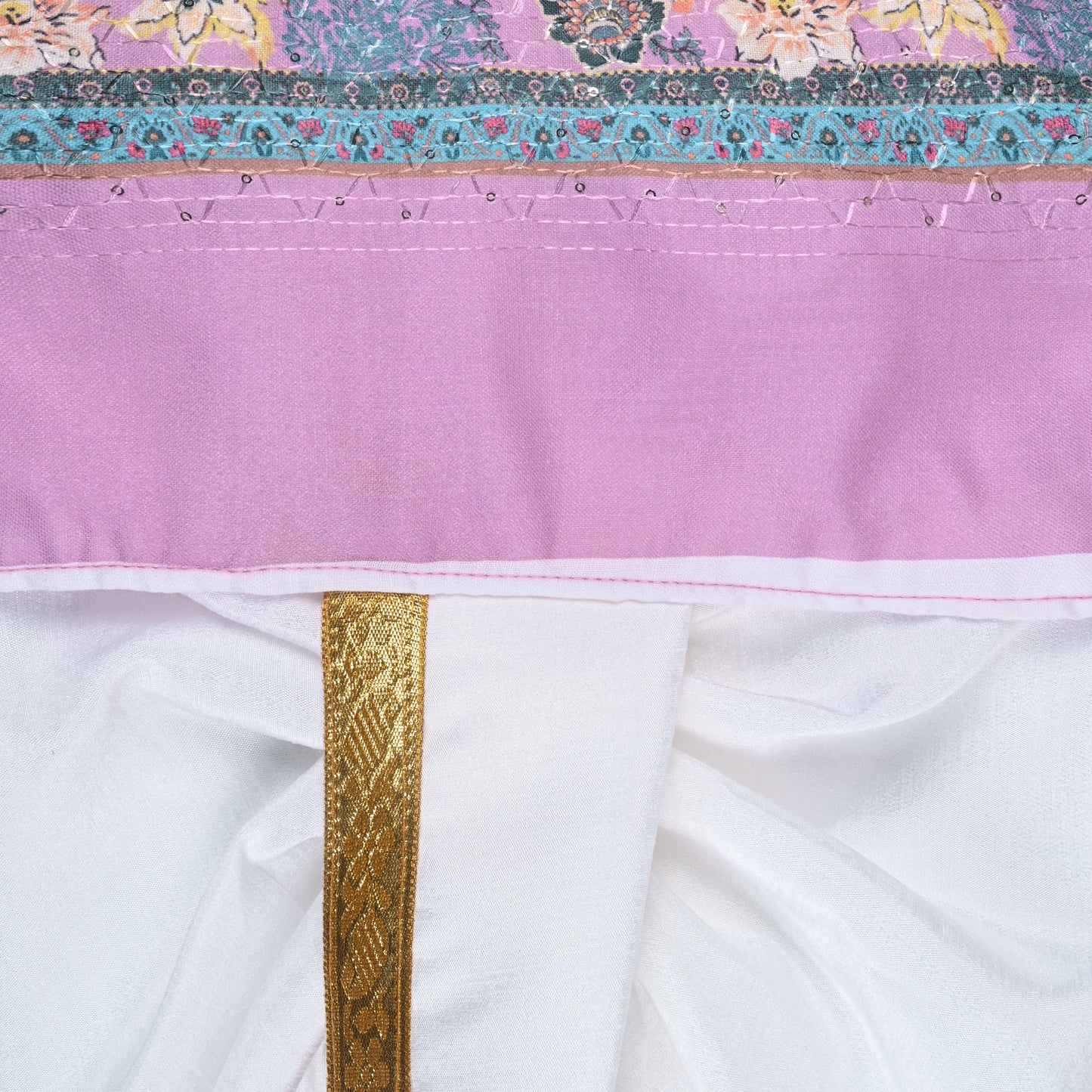 Boys Traditional Printed Art Silk Kurta and Dhoti Set