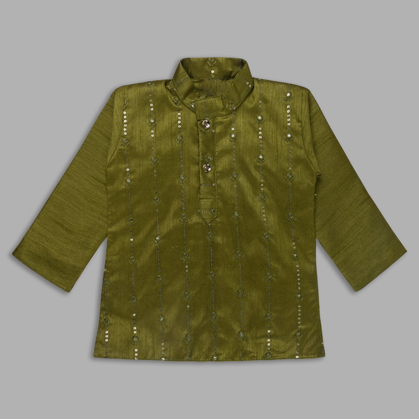 Boys Traditional Art Silk Kurta and Dhoti Set