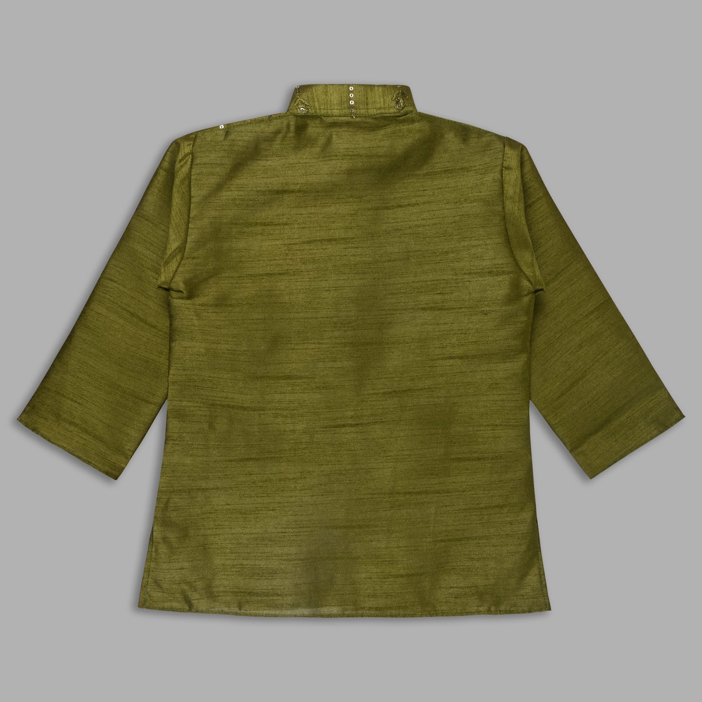 Boys Traditional Art Silk Kurta and Dhoti Set