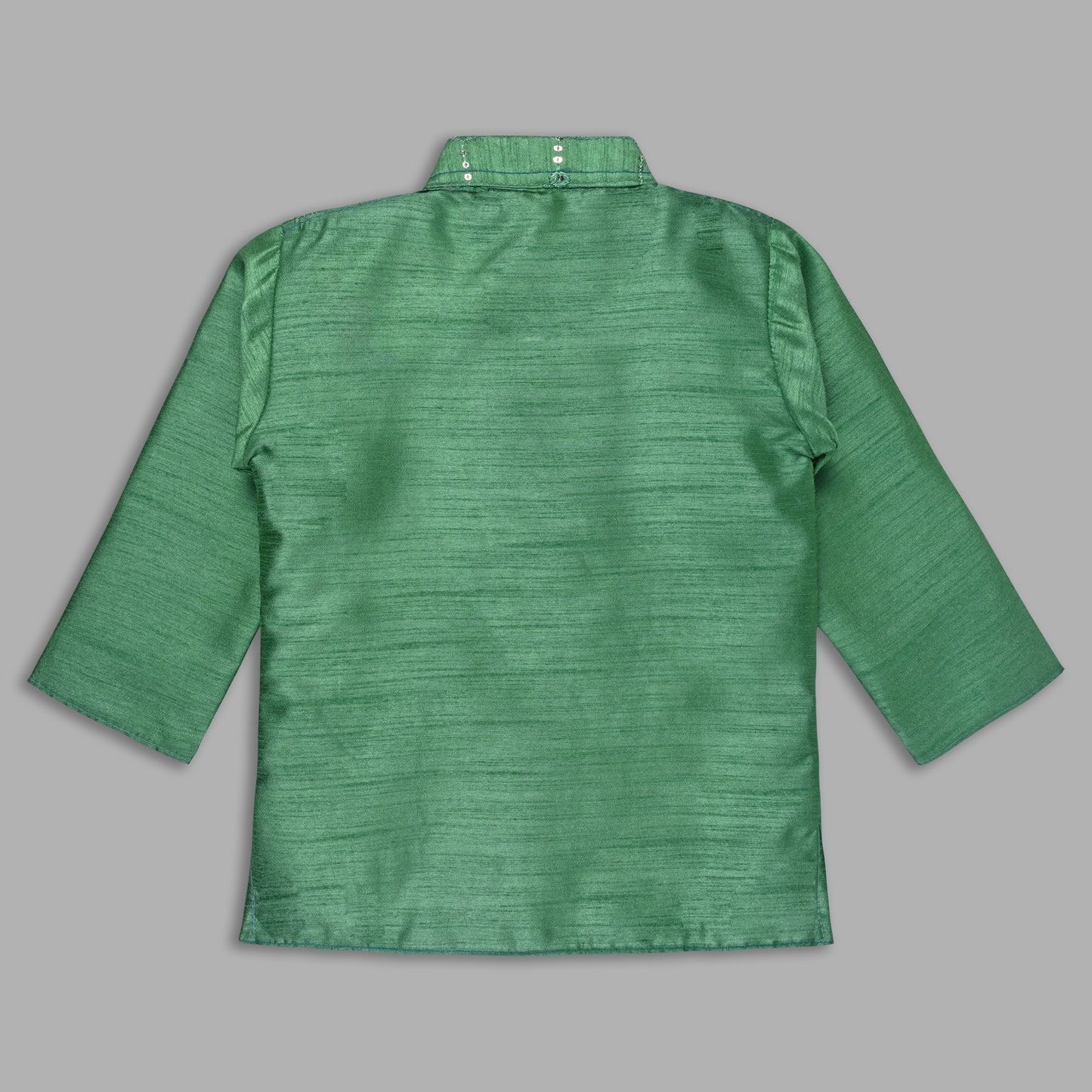 Boys Traditional Art Silk Kurta and Dhoti Set