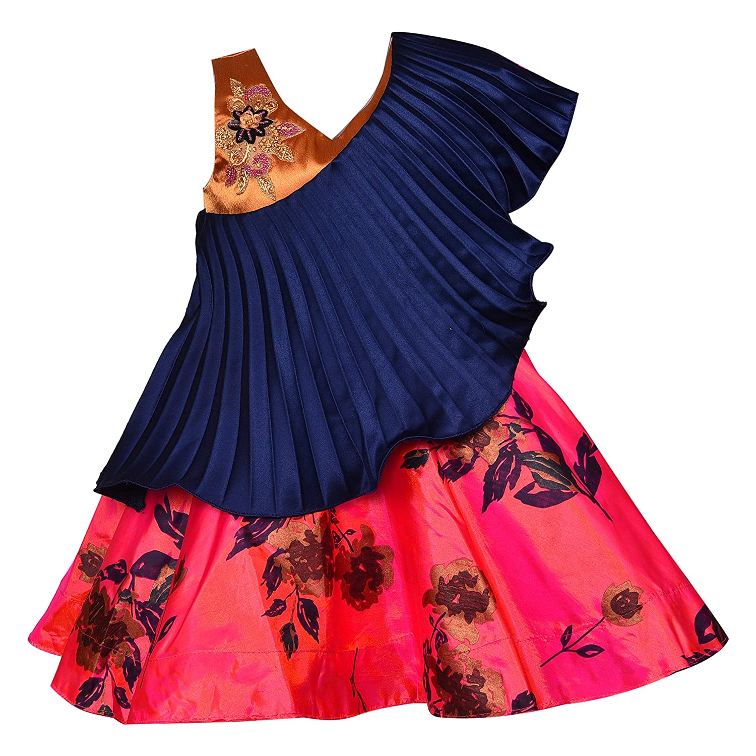 Baby Girls Frock Dress-fe1006nb -  Party Wear - frocks Party Wear - baby dress