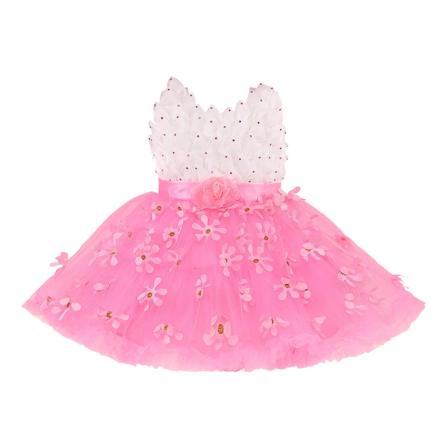 Kids Birthday Dress Frock (fe2635bpnknw)