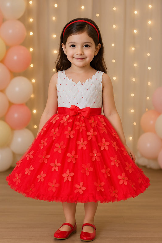 Kids Cotton Dress Frock (fe2635tnw)