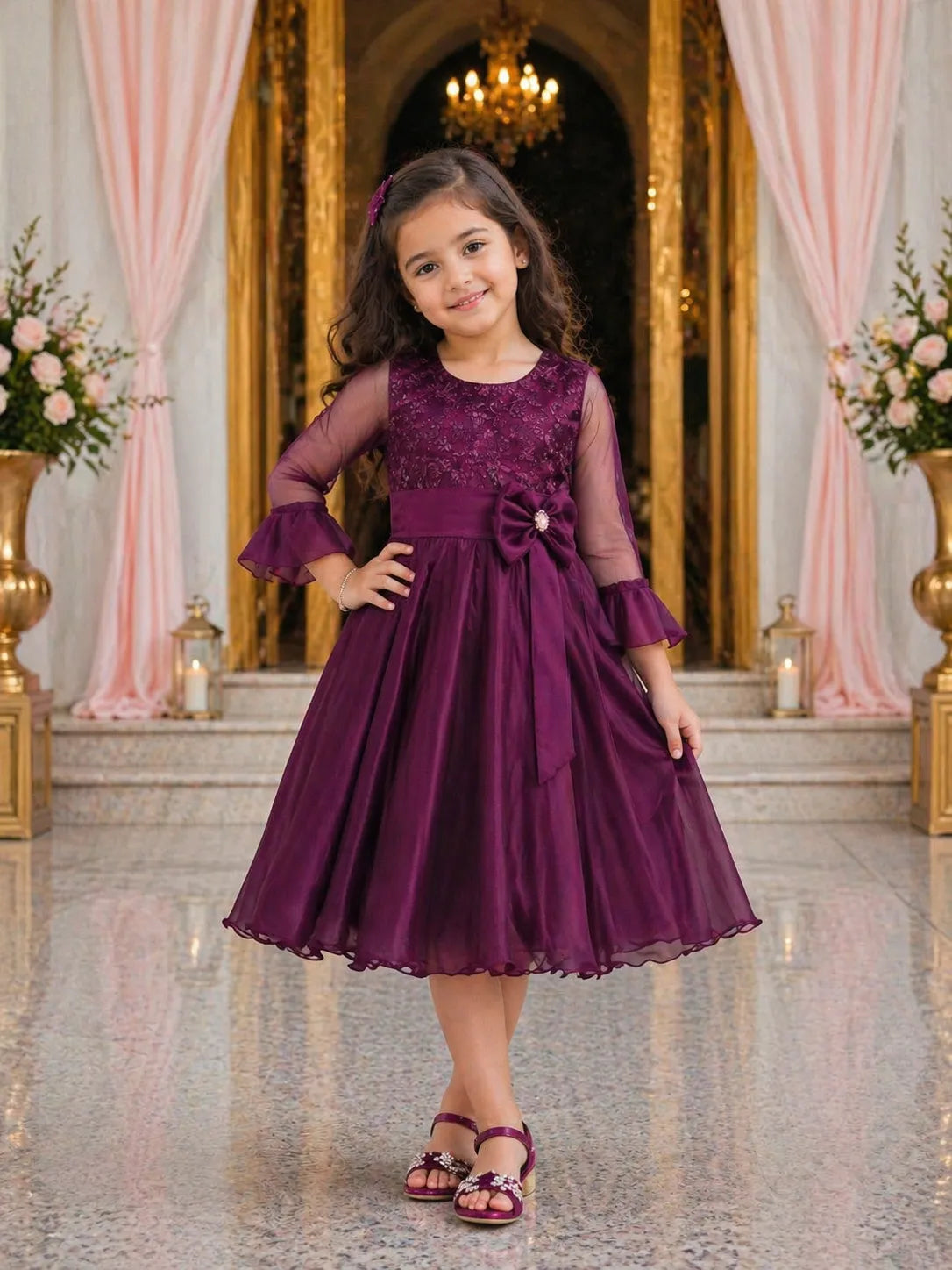 Wish Karo Baby Girls Frocks Dress-(fe2644rsn)
