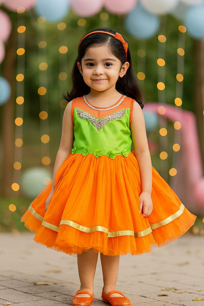 Baby Girls Party Wear Dress Birthday Frocks For Girls fe2651org