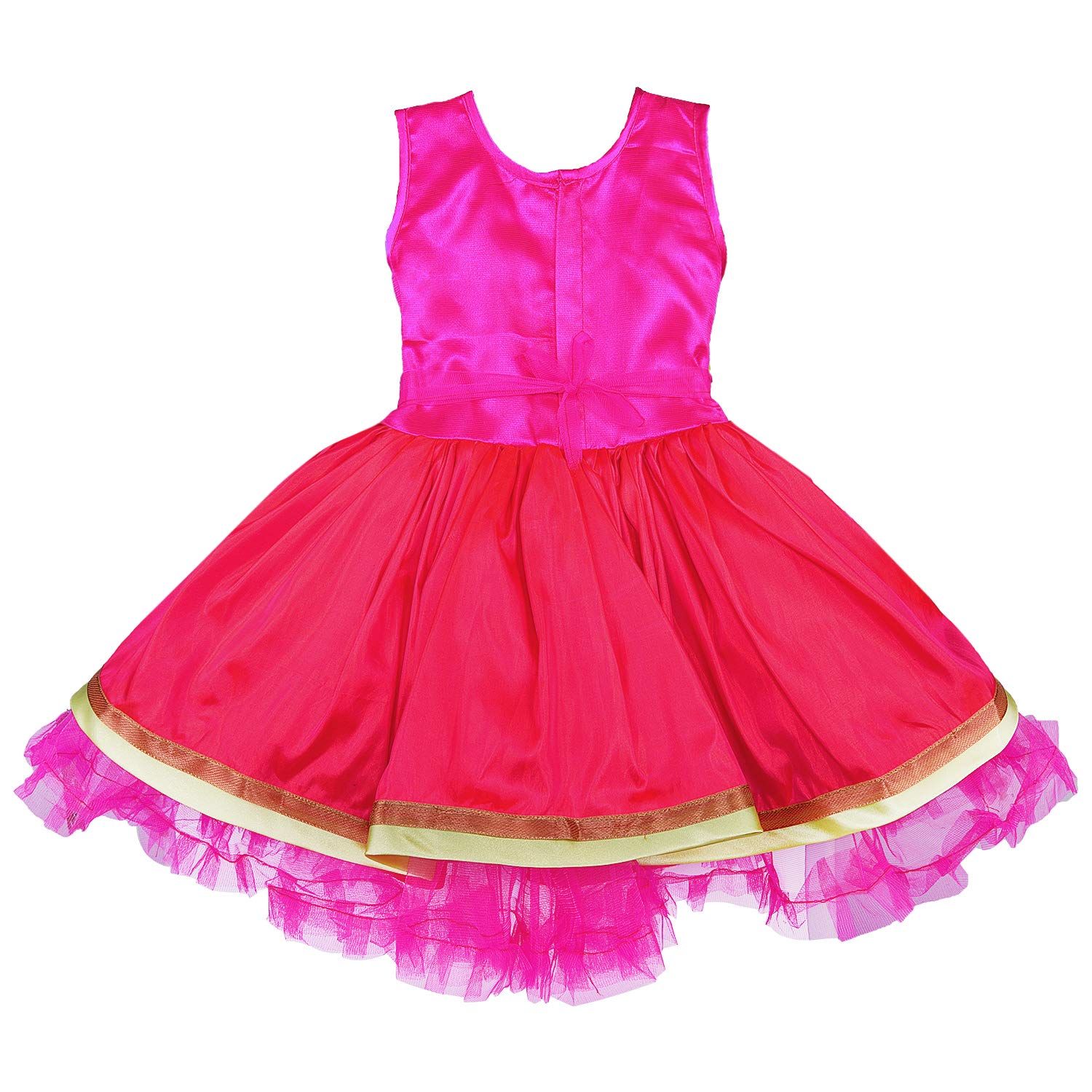 Baby Girls Party Wear Frock Birthday Dress For Girls fe2651pnk -  Party Wear - frocks Party Wear - baby dress