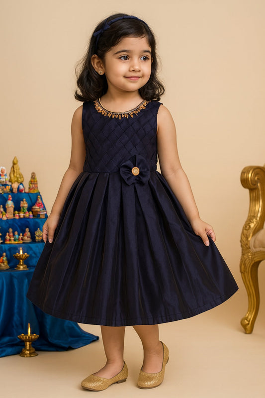 Baby Girls Party Wear Frock Birthday Dress For Girls fe2701nb