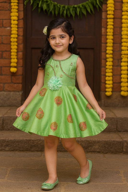 Baby Girls Frock Dress-fe2737sg - Wish Karo