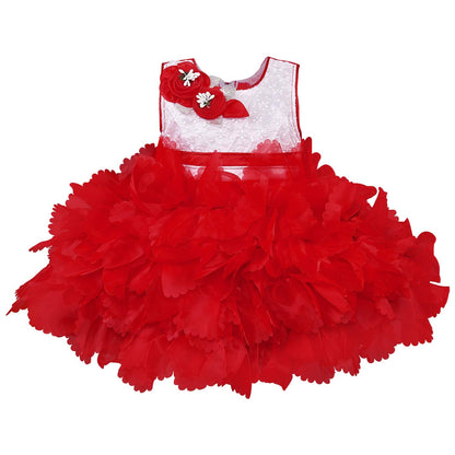 Baby Girls Frock Dress-fe2753rd -  Party Wear - frocks Party Wear - baby dress