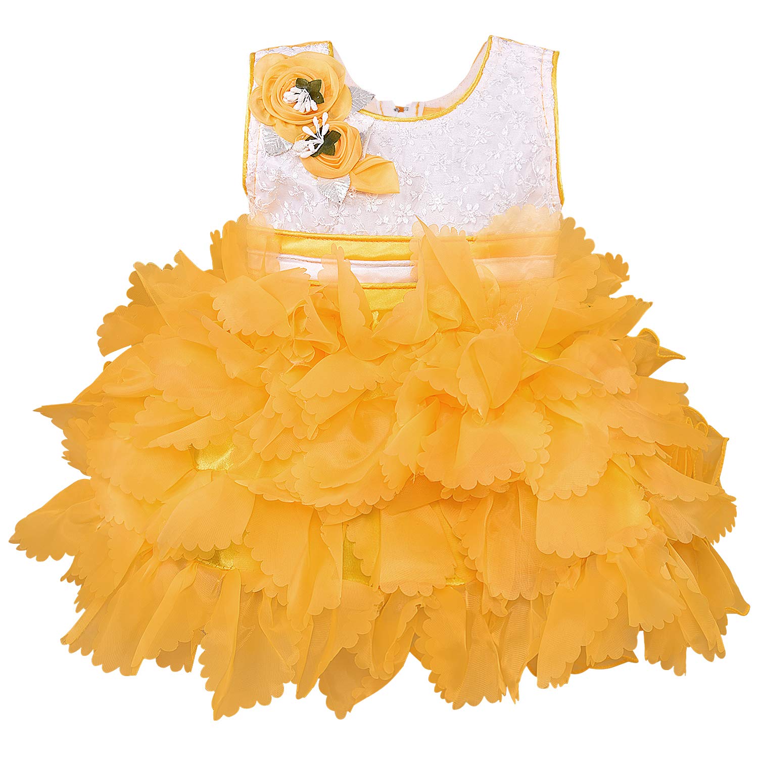 Baby Girls Frock Dress-fe2753y -  Party Wear - frocks Party Wear - baby dress