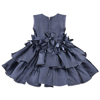 Baby Girls Frock Dress-(fe2786gry_Grey)