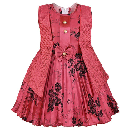Baby Girls Partywear Frocks Dress For Girls (fe2792t)