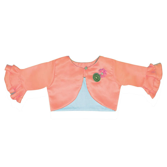 Baby Girls Partywear Frocks Dress For Girls with Jacket (fe2803org)