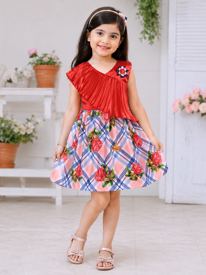 Baby Girls Midi/Knee Length Party Dress fe2806rd