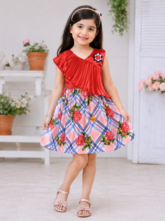 Baby Girls Midi/Knee Length Party Dress fe2806rd