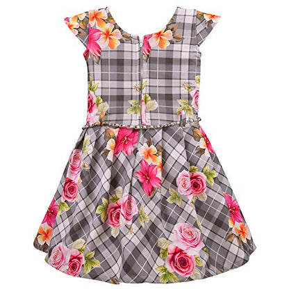 Baby Girls Frock Dress-fe2807rd -  Party Wear - frocks Party Wear - baby dress