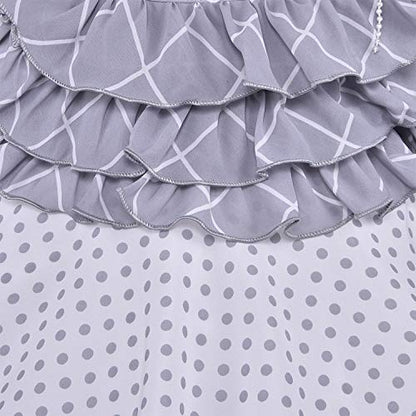 Baby Girls Dress Frock-fe2813gry -  Party Wear - frocks Party Wear - baby dress