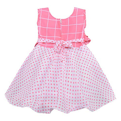 Baby Girls Dress Frock-fe2813pch -  Party Wear - frocks Party Wear - baby dress
