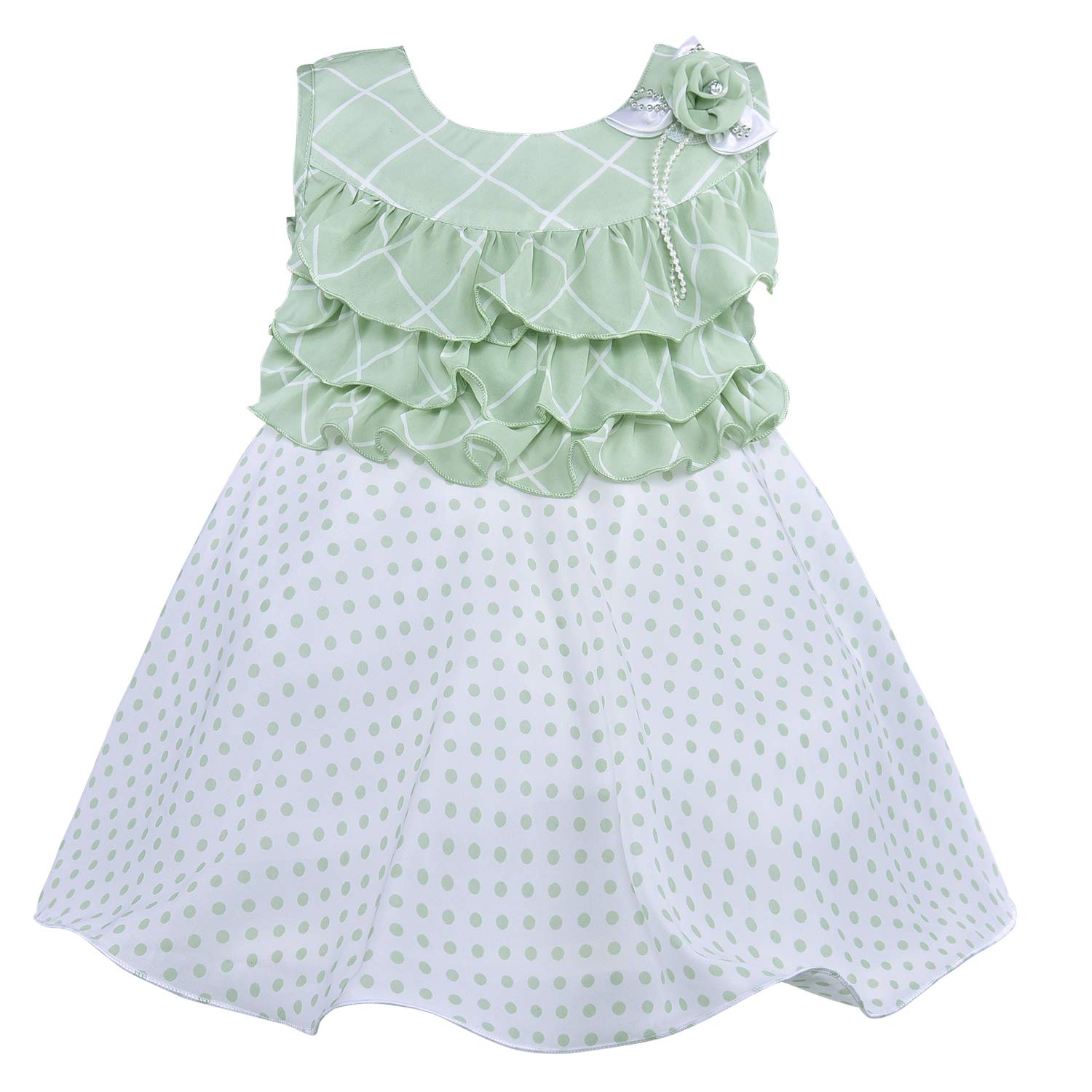 Baby Girls Dress Frock-fe2813sg -  Party Wear - frocks Party Wear - baby dress