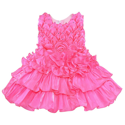 Kids Birthday Dress Frock (fe2921pnk)