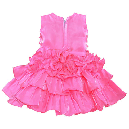 Kids Birthday Dress Frock (fe2921pnk)