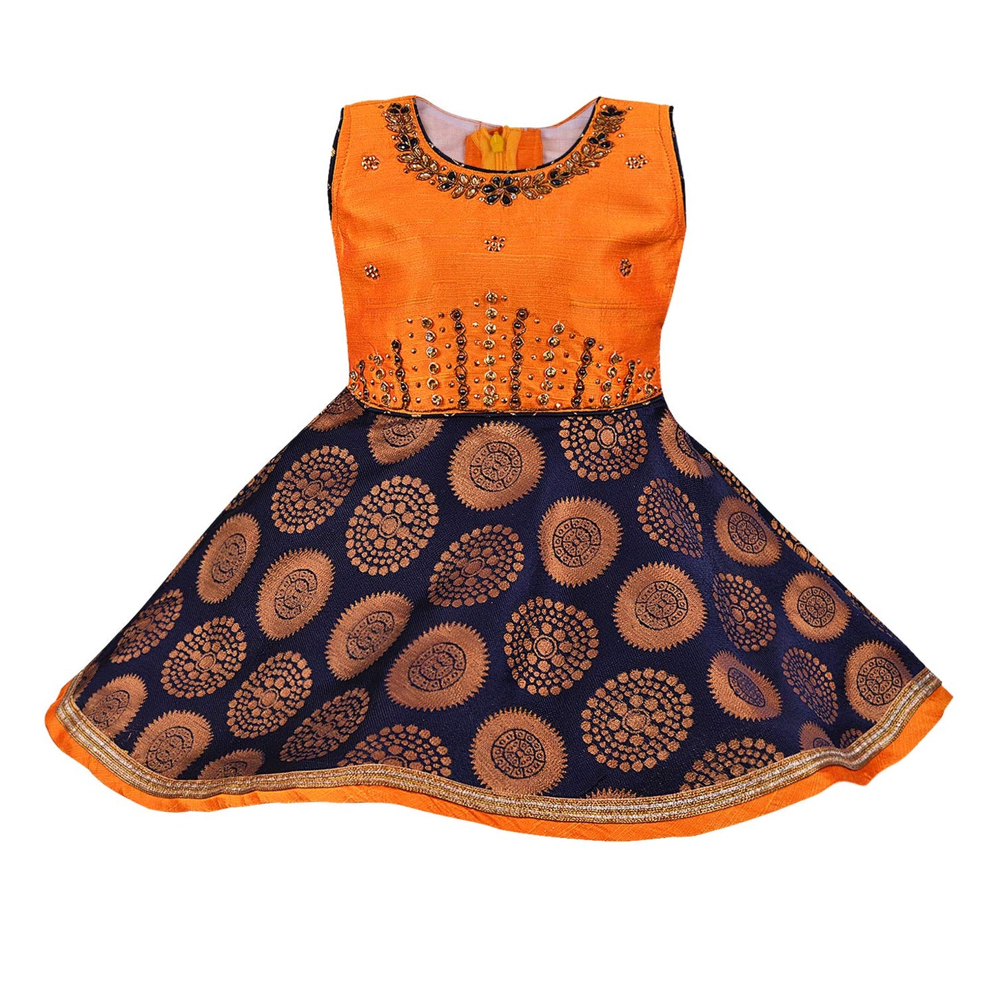 kids Partywear  Dress Frock (fe2922org)