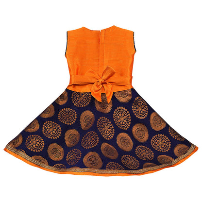 kids Partywear  Dress Frock (fe2922org)