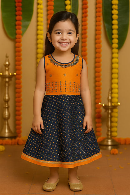 Kids Birthday Frock Dress (fe2923nb)