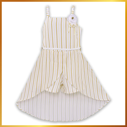 kids Partywear  Dress Frock (fe2930ylw)