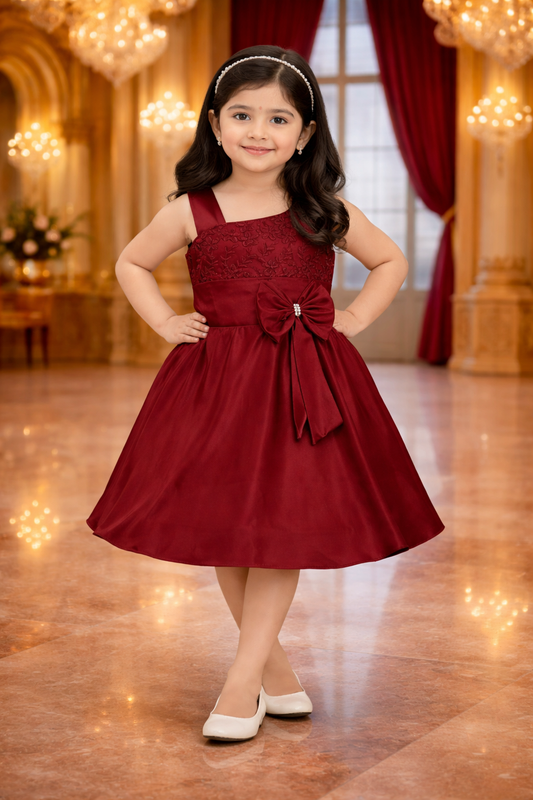 Girls Midi/Knee Length Party Dress fe2945mrn