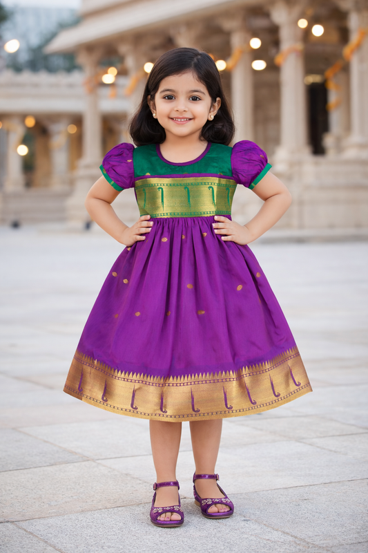 Girls Midi/Knee Length Party Dress fe3217ppl