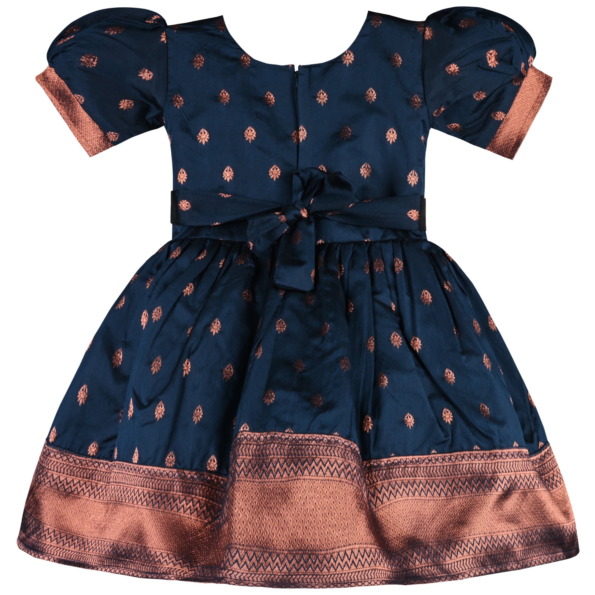 Buy Premium Baby Girls Ethnic Silk Pattu Pavadai Dress