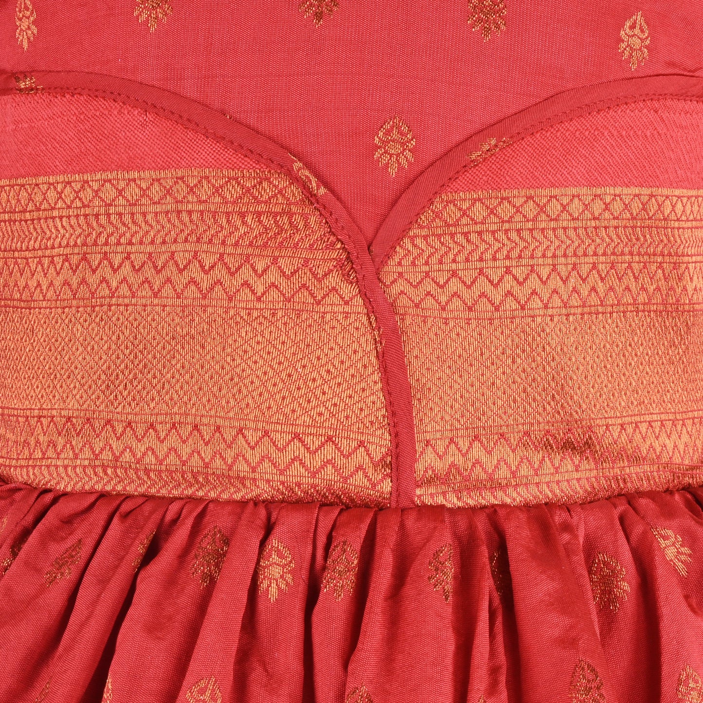 Buy Premium Baby Girls Ethnic Silk Pattu Pavadai Dress