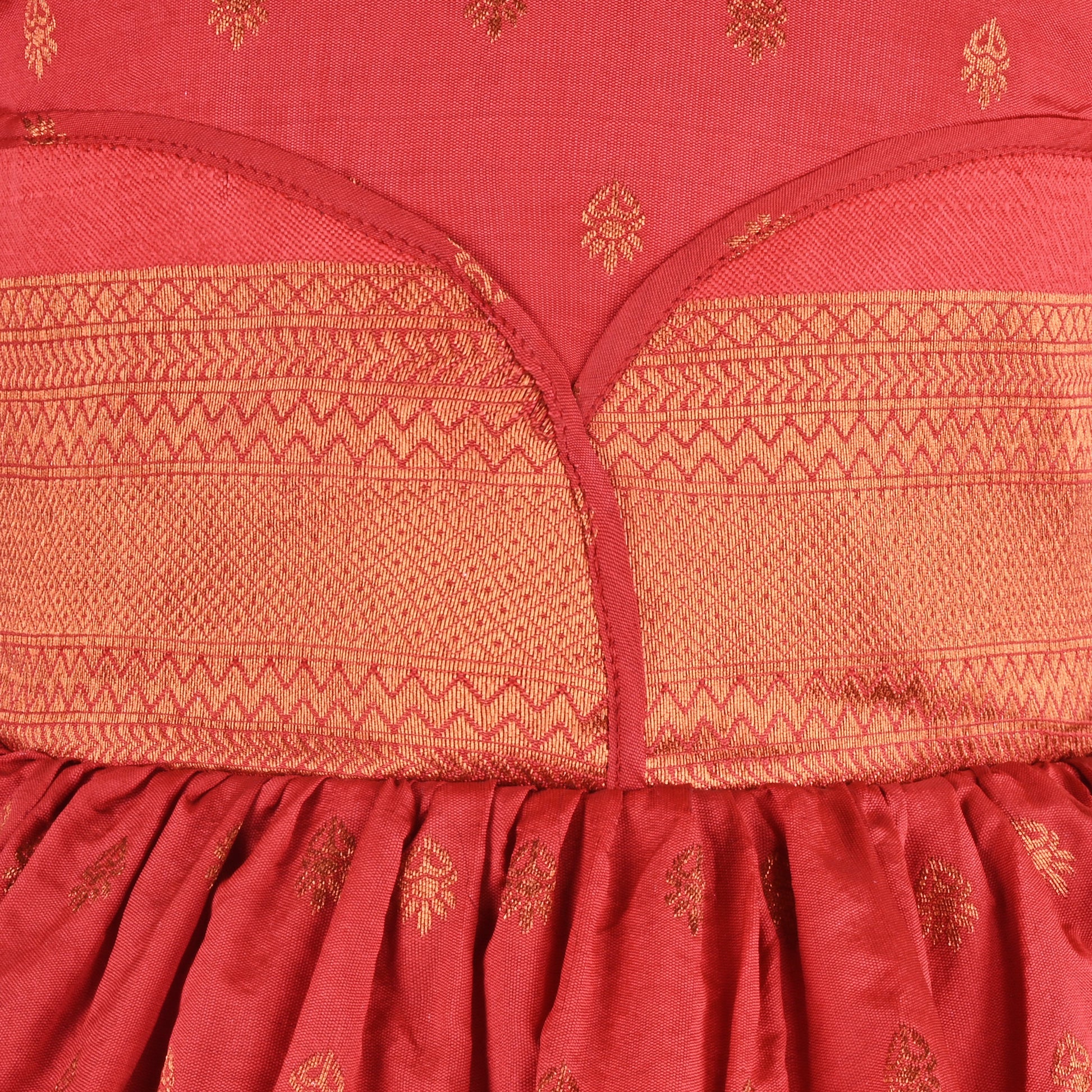 Buy Premium Baby Girls Ethnic Silk Pattu Pavadai Dress