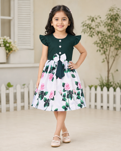 Girls Midi/Knee Length Casual Dress  fe3284w