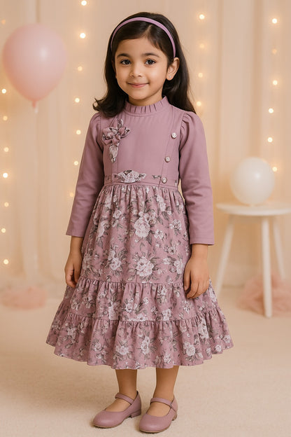 Baby Girls Casual Wear Frock Dress at Wholesale Price