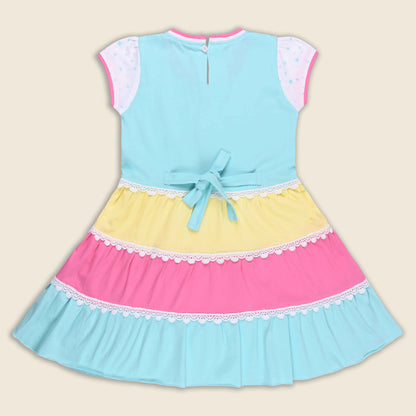 Baby Girls Casual Wear Frock Dress at Wholesale Price