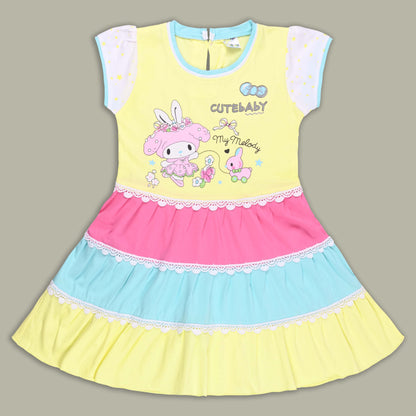 Baby Girls Casual Wear Frock Dress at Wholesale Price