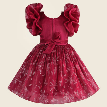 Baby Girls Party Frock Dress at Wholesale Price