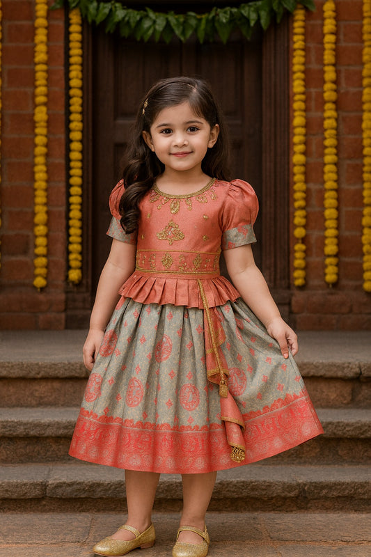 Baby Girls Ethnic Frock Dress at Wholesale Price