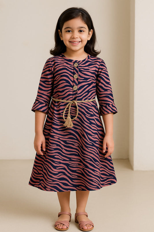 Baby Girls Party Wear Dress - fm01t - Wish Karo