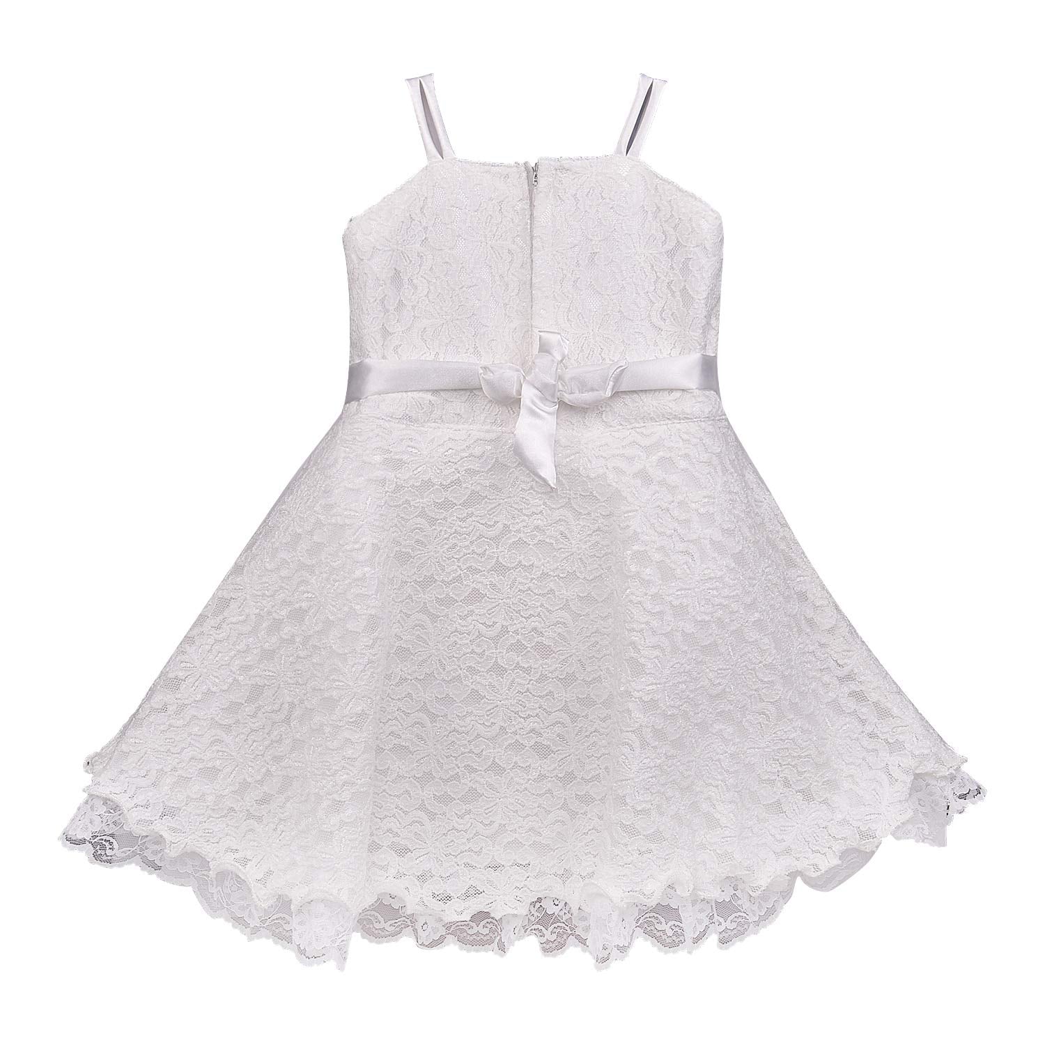 Baby Girls Party Wear Frock Birthday Dress For Girls fe104wht -  Party Wear - frocks Party Wear - baby dress