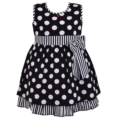 Baby Girl's A-Line Knee Length Dress(FRB125w)
