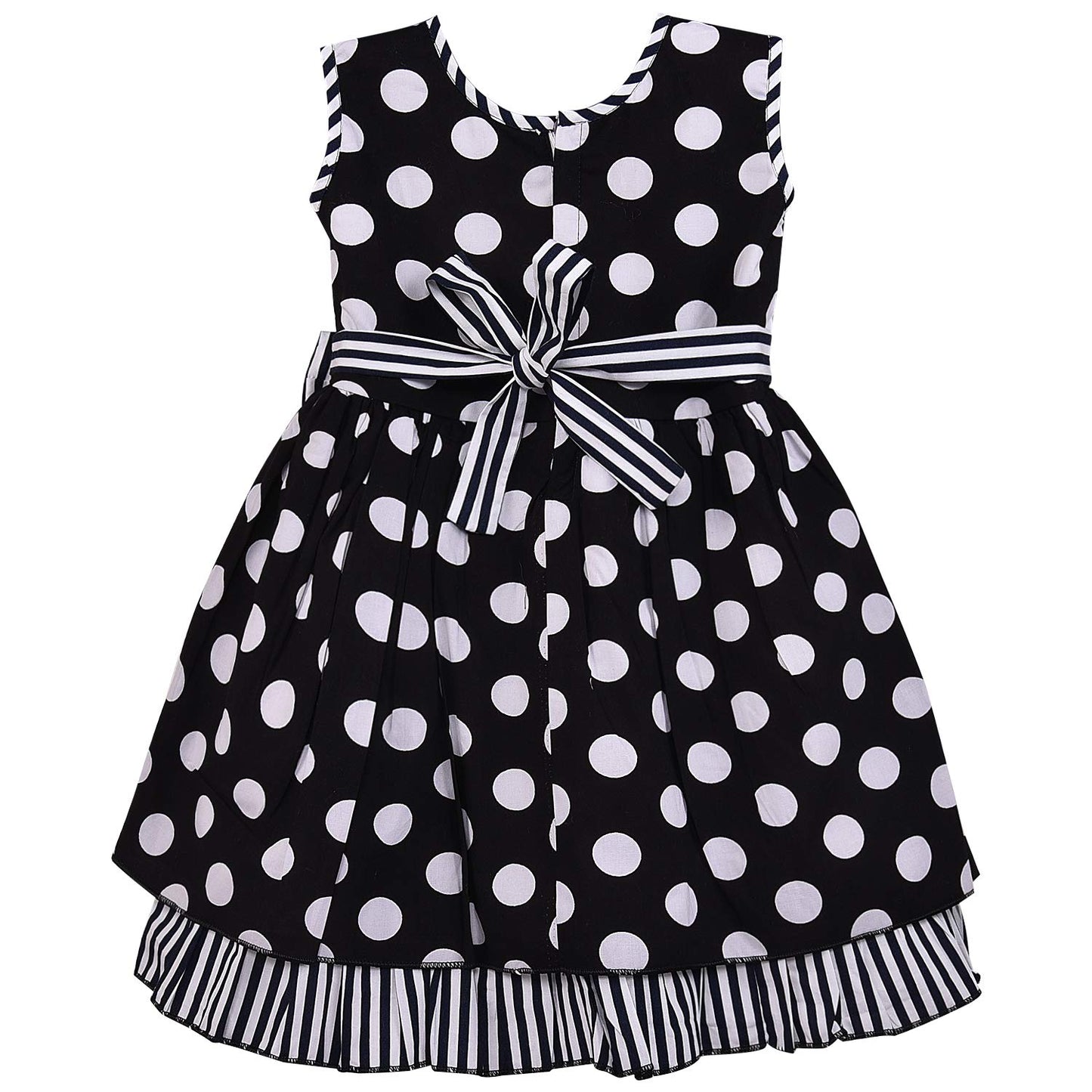 Baby Girl's A-Line Knee Length Dress(FRB125w)