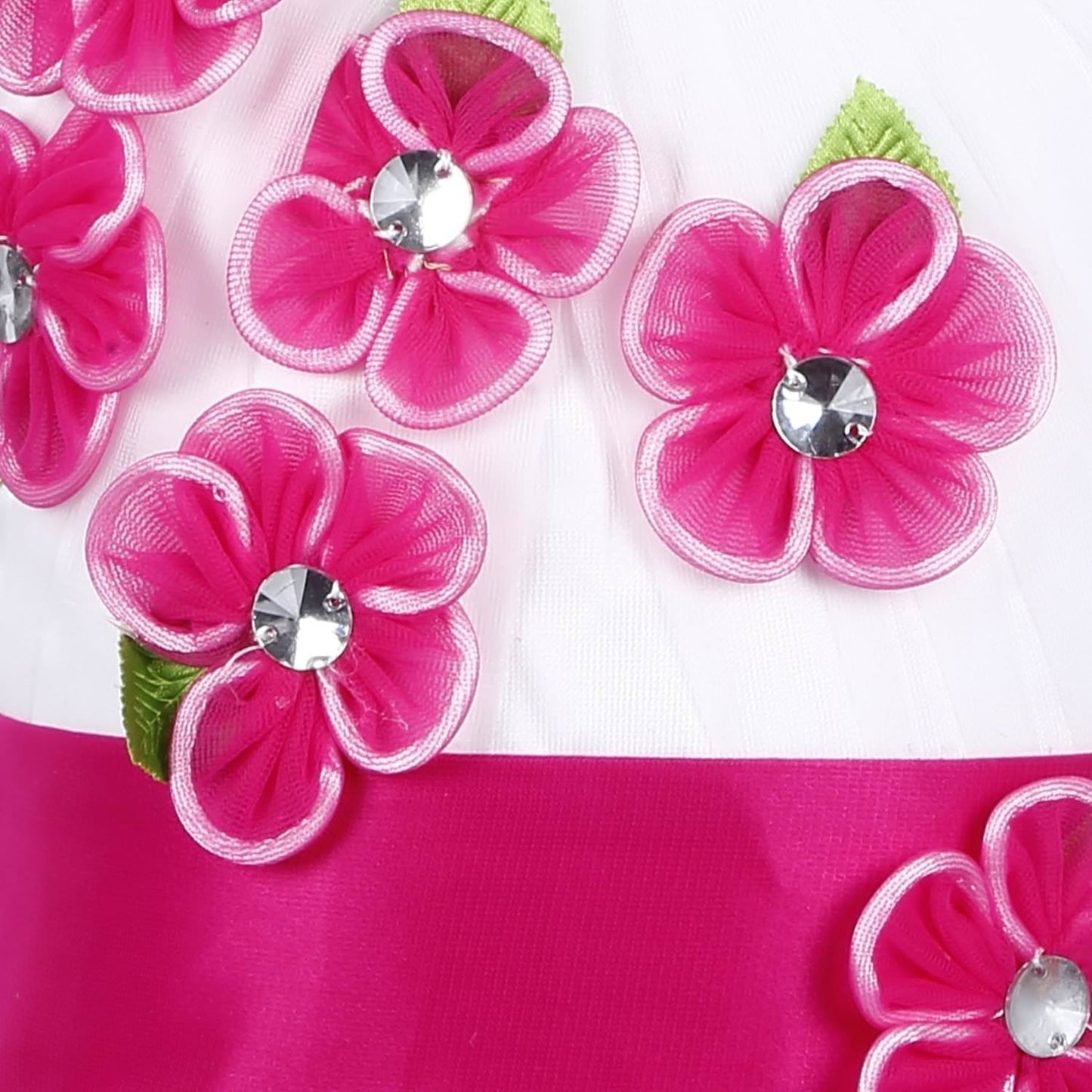 Baby Girls Partywear Dress Frocks For Girls (fr195pnk)