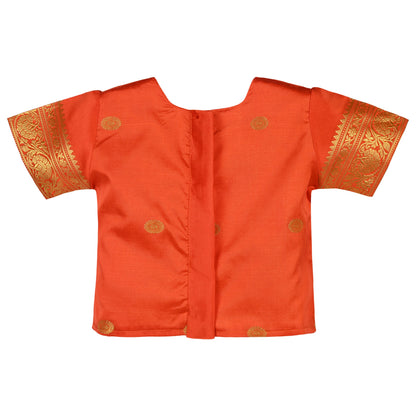 Buy Premium Baby Girls Ethnic Silk Pattu Pavadai Dress
